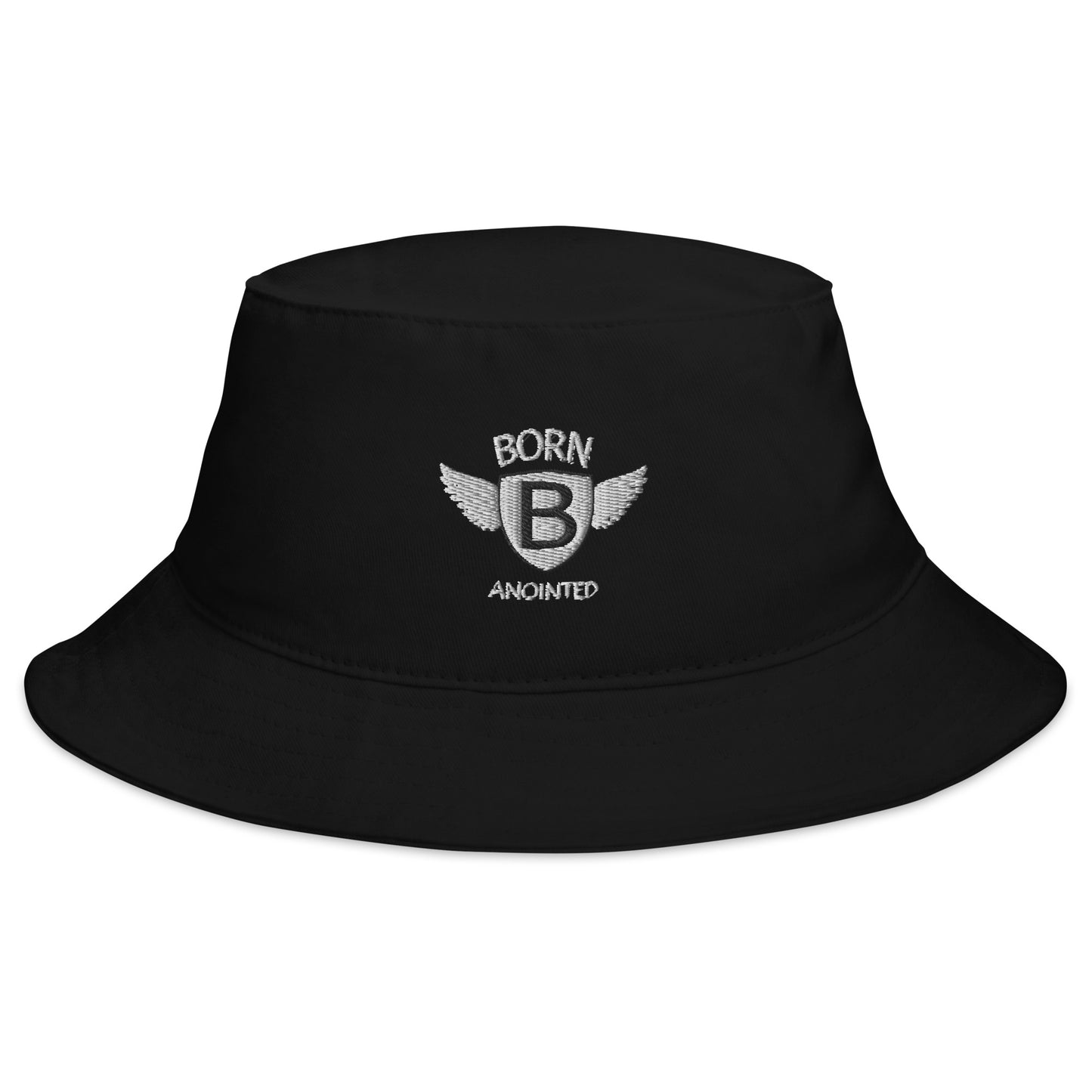 Born Anointed "Fly Angel" Wht Bucket Hat