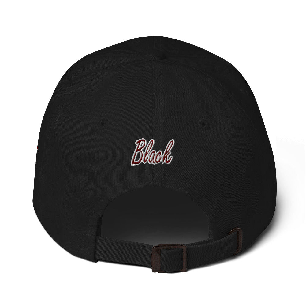 Black Like Me Elite "DLux" U.S. Maroon Luxury Dad hat