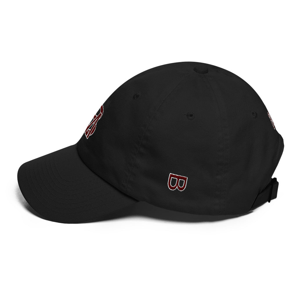 Black Like Me Elite "DLux" U.S. Maroon Luxury Dad hat