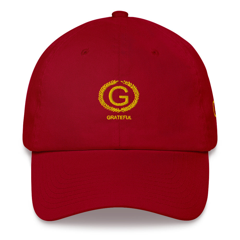 Grateful "Univ. Gold" Dad hat