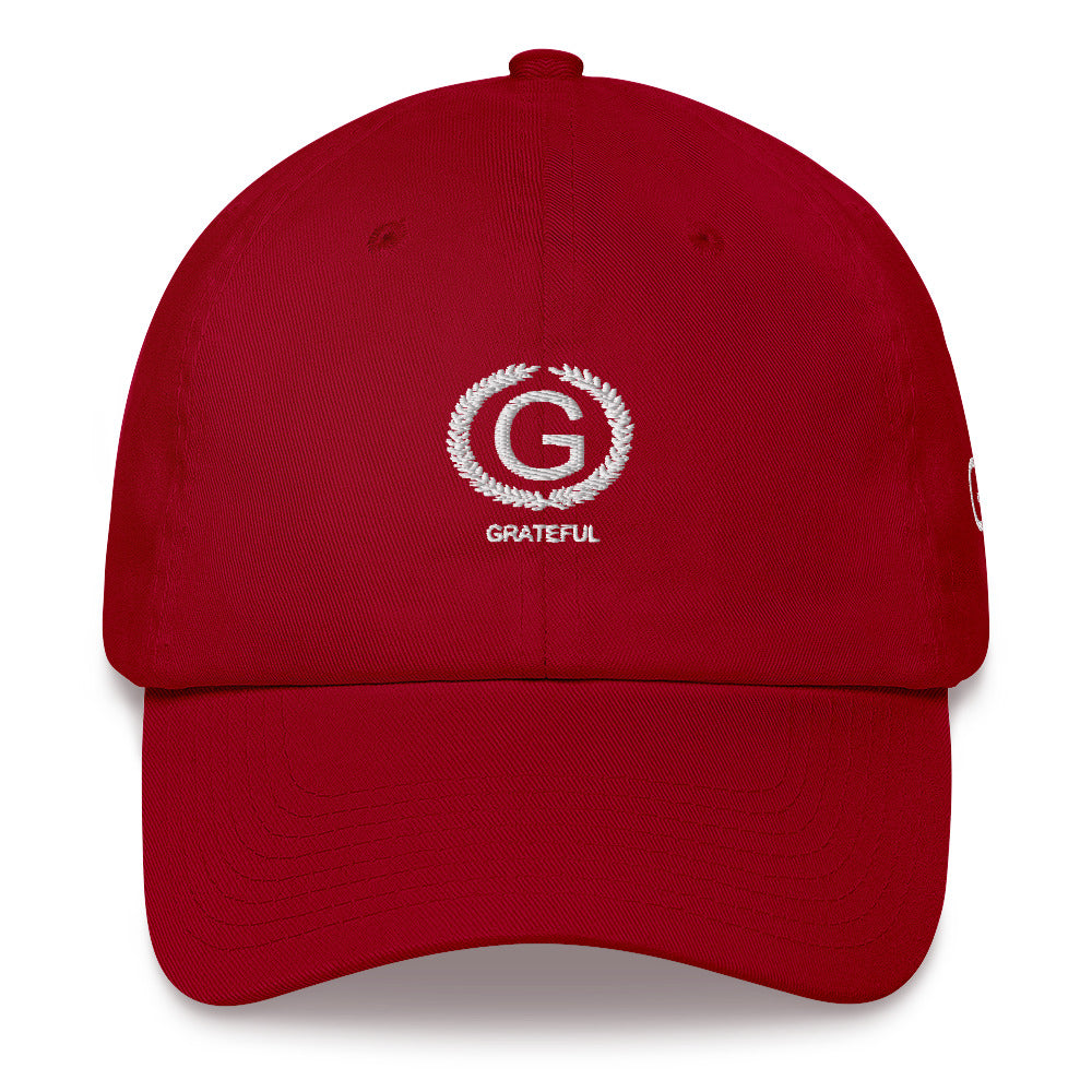 Grateful "White G" Dad hat