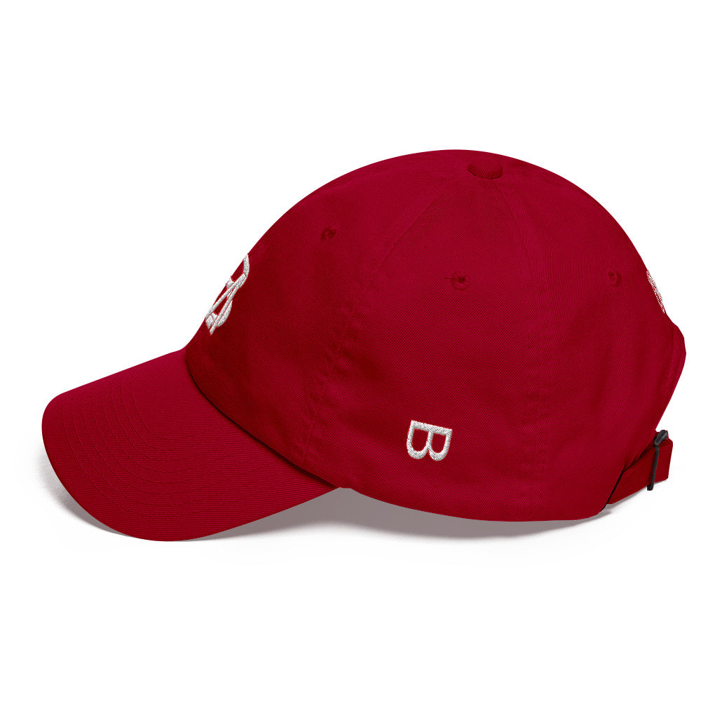 Black Like Me Elite Club "Red Dlux" Luxury Dad hat