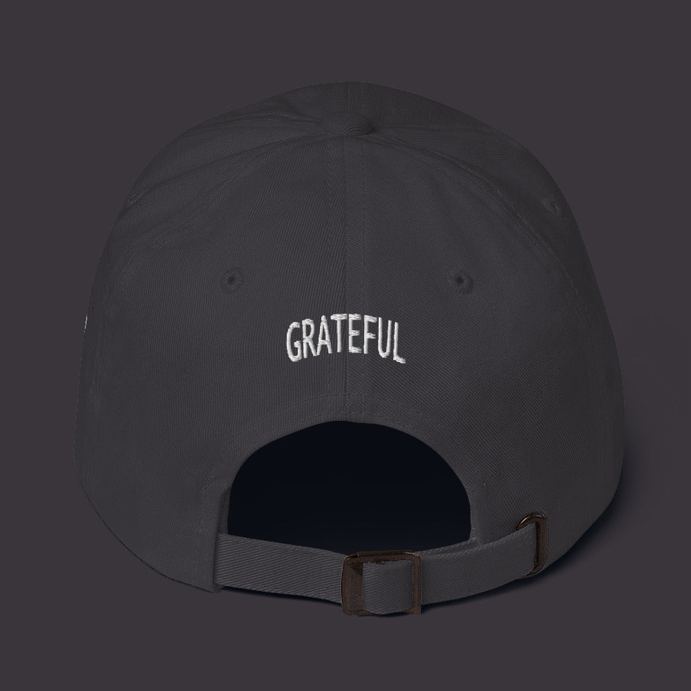 Grateful "White G" Dad hat