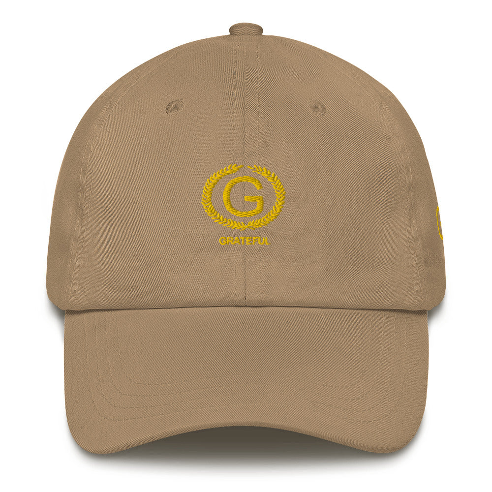 Grateful "Univ. Gold" Dad hat