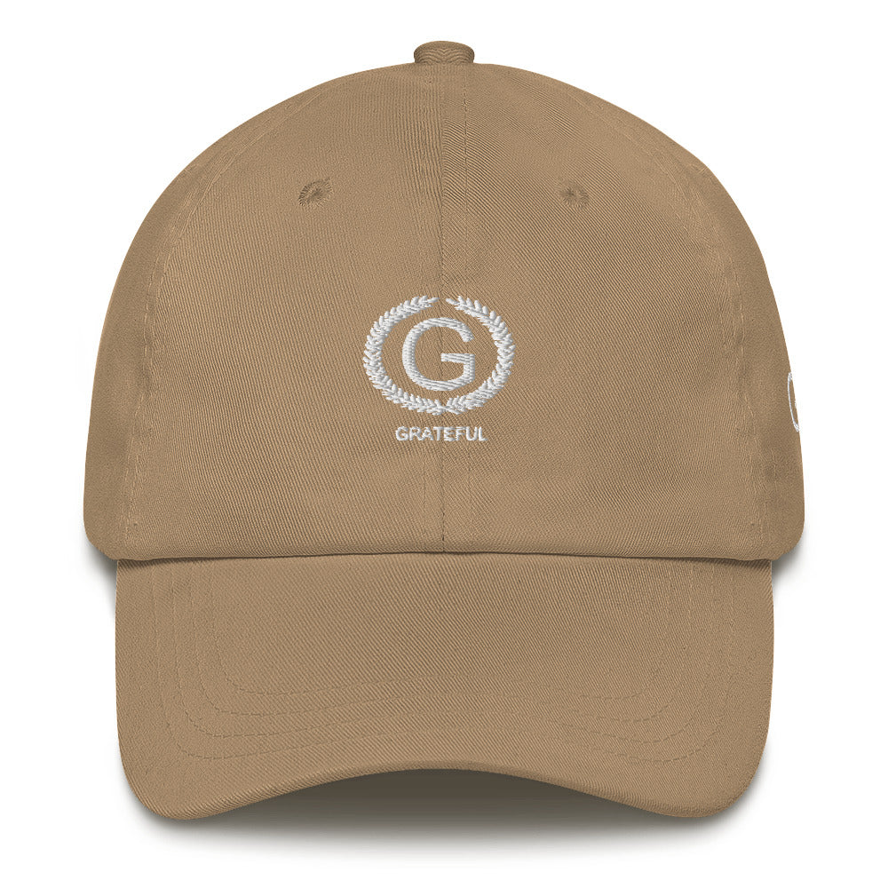 Grateful "White G" Dad hat