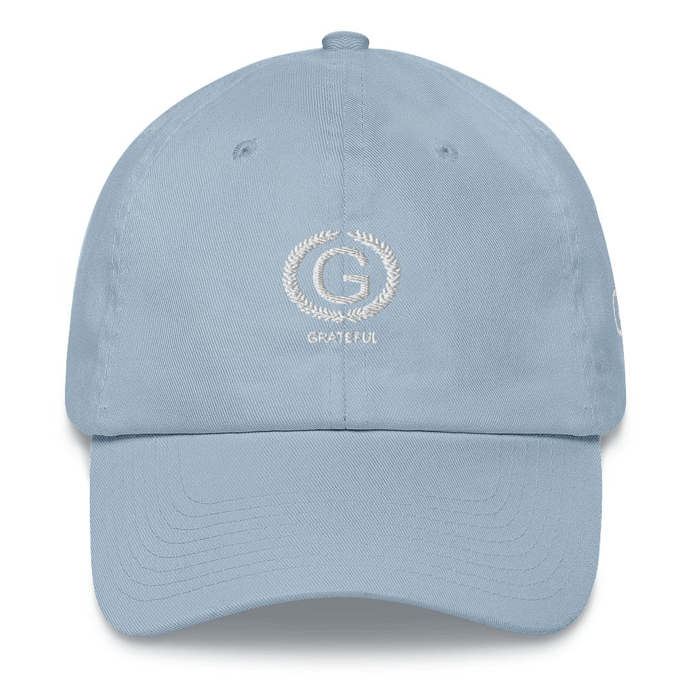 Grateful "White G" Dad hat