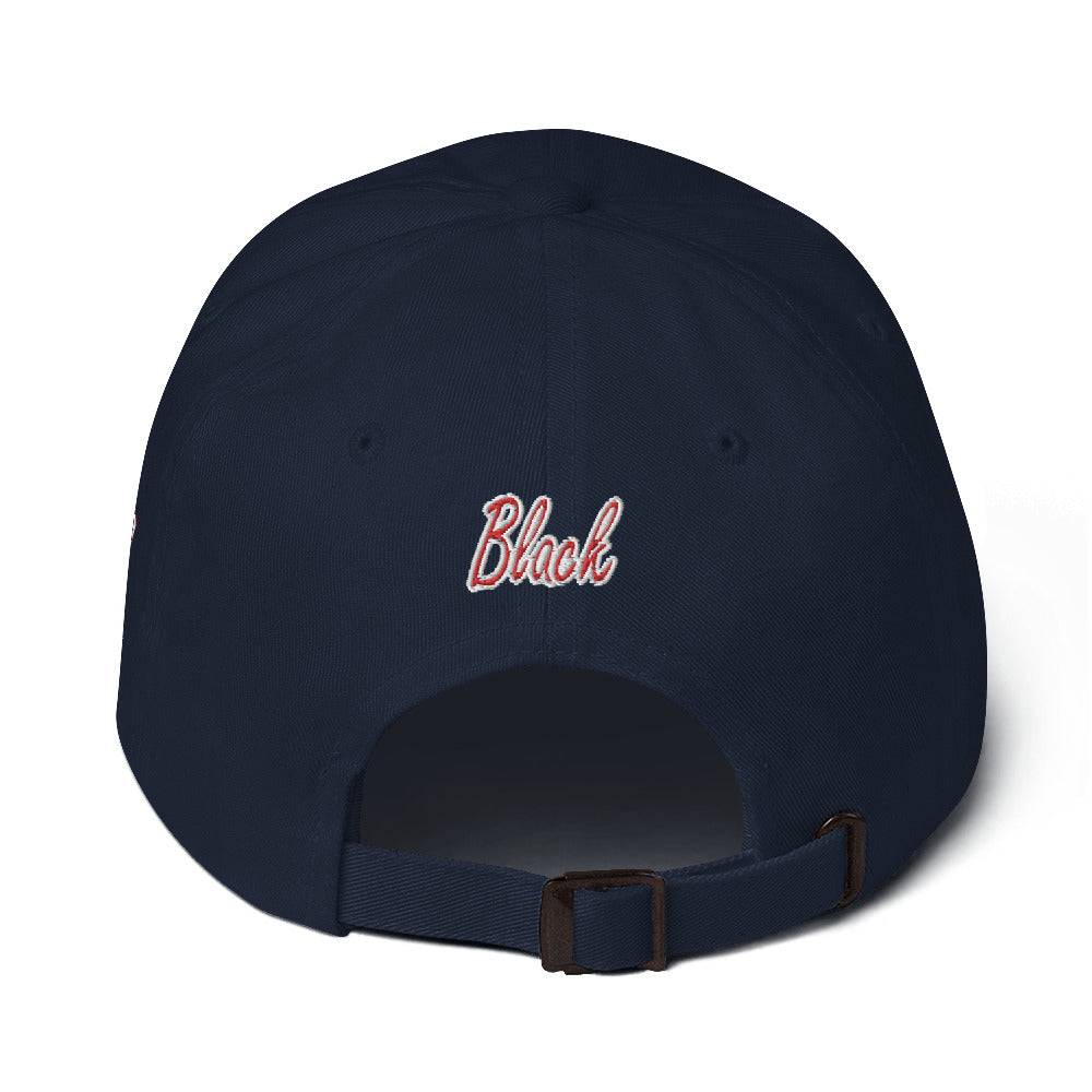 Black Like Me Elite Club "Red Dlux" Luxury Dad hat