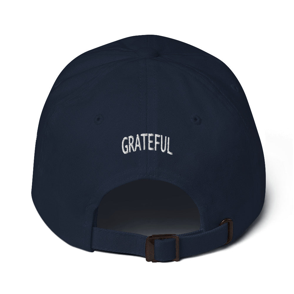 Grateful "White G" Dad hat