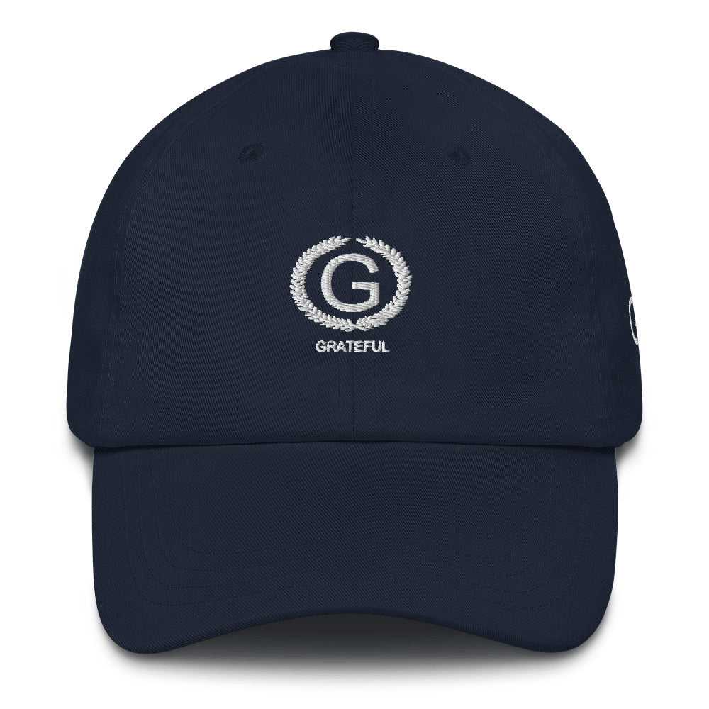 Grateful "White G" Dad hat