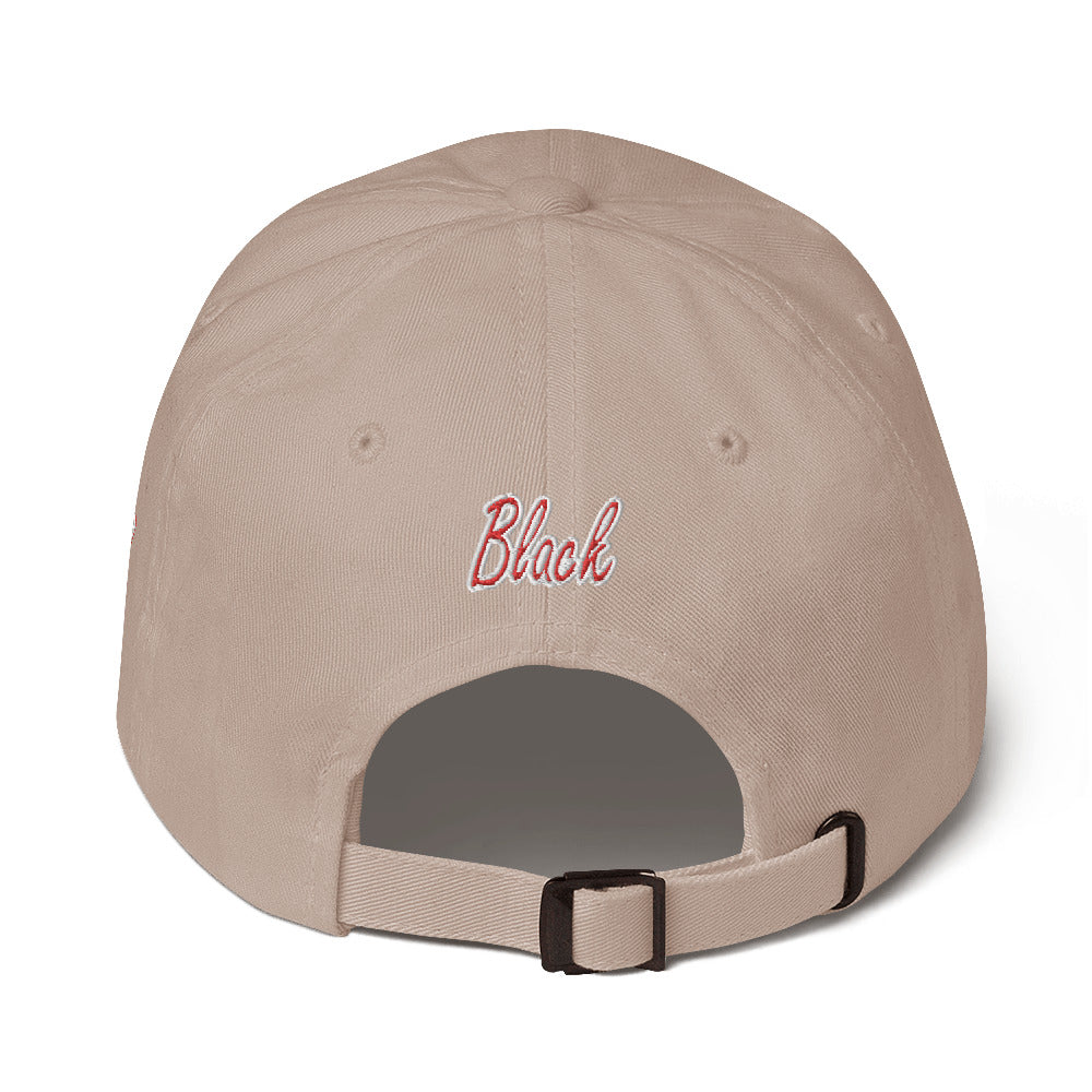 Black Like Me Elite Club "Red Dlux" Luxury Dad hat