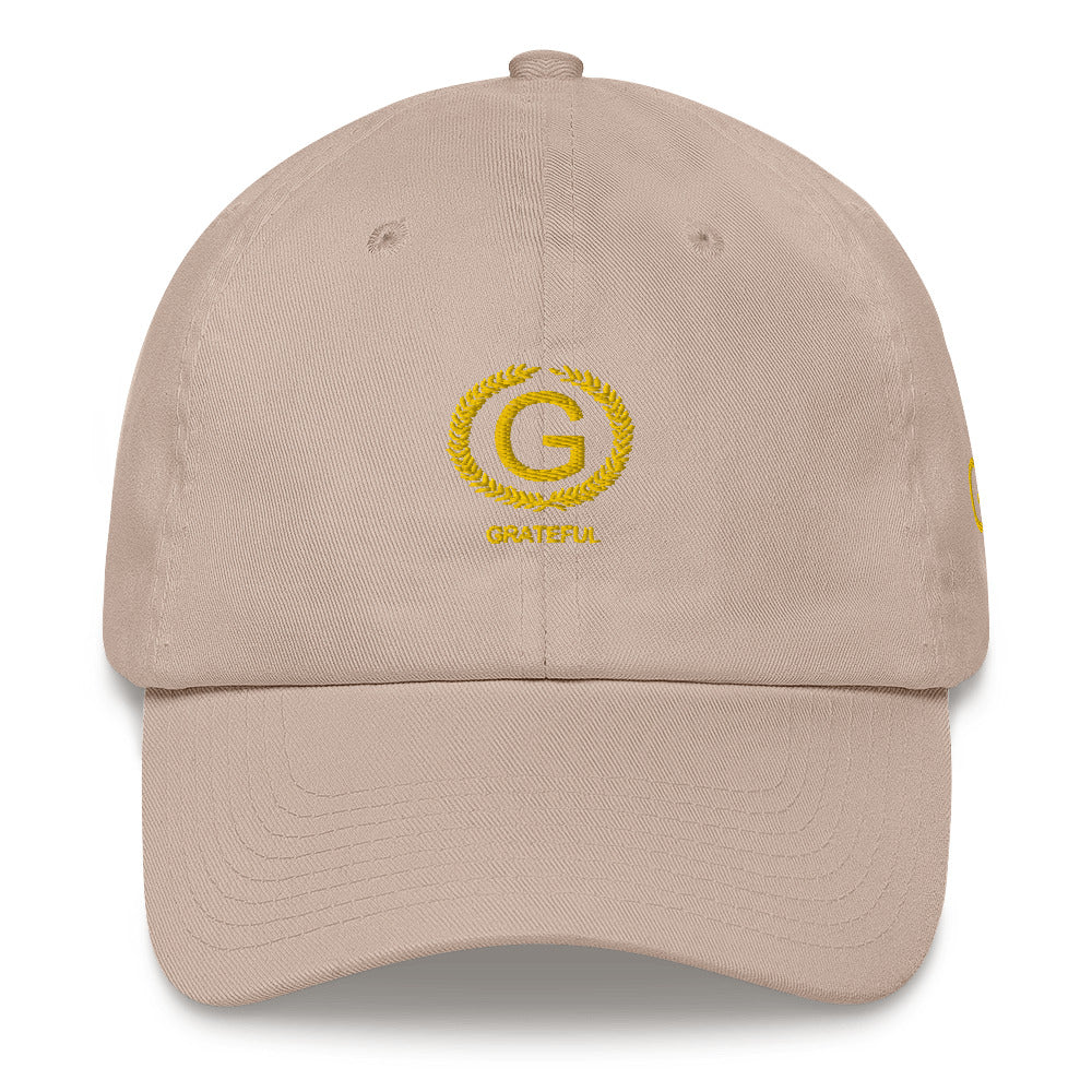 Grateful "Univ. Gold" Dad hat