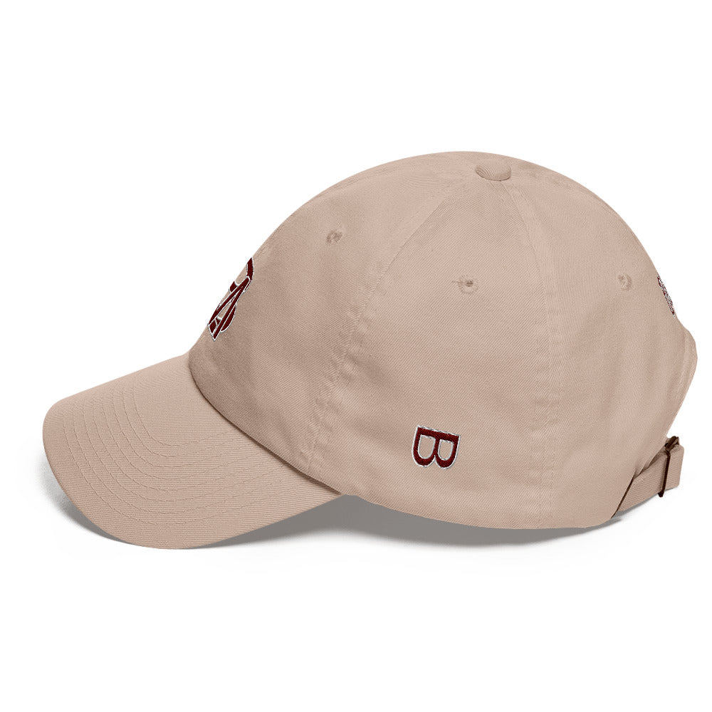 Black Like Me Elite "DLux" U.S. Maroon Luxury Dad hat