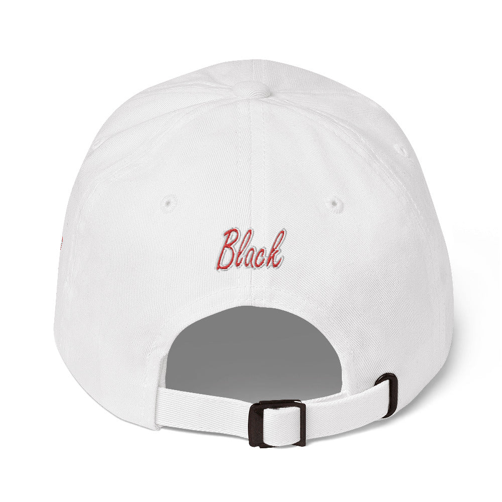 Black Like Me Elite Club "Red Dlux" Luxury Dad hat