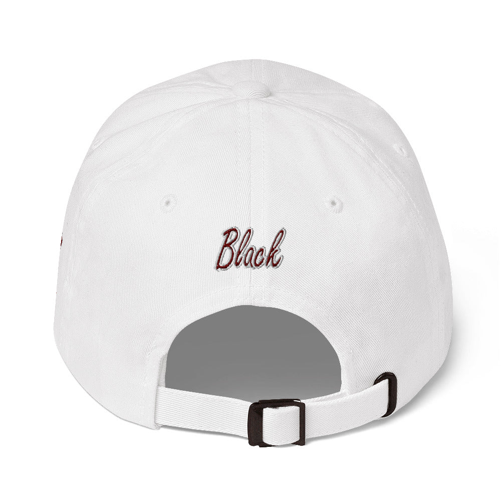 Black Like Me Elite "DLux" U.S. Maroon Luxury Dad hat