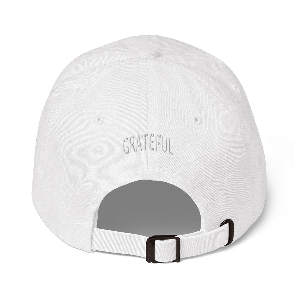 Grateful "White G" Dad hat