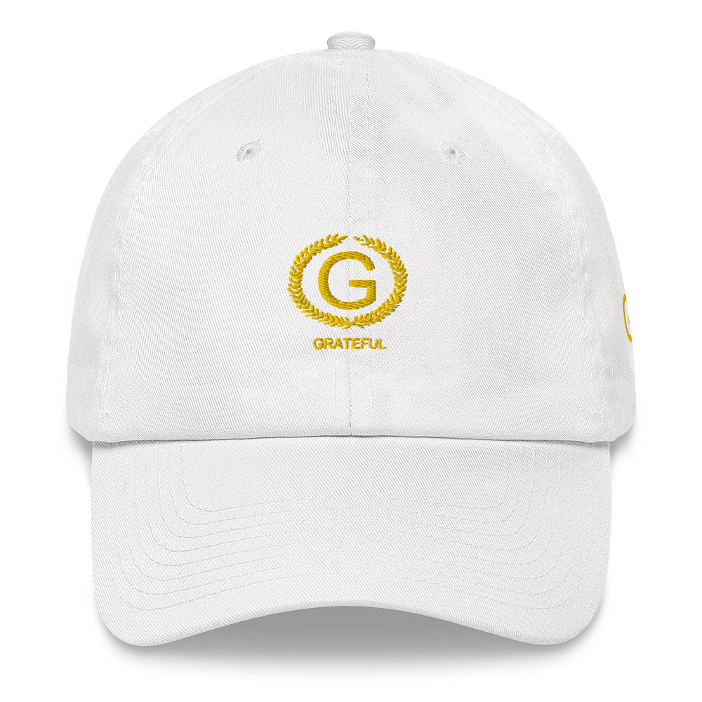 Grateful "Univ. Gold" Dad hat