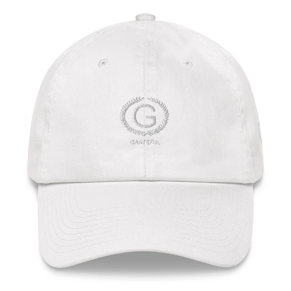 Grateful "White G" Dad hat