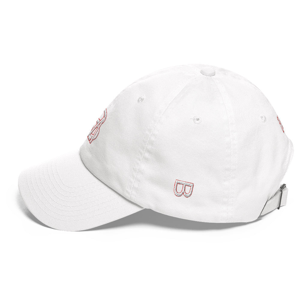 Black Like Me Elite Club "Red Dlux" Luxury Dad hat