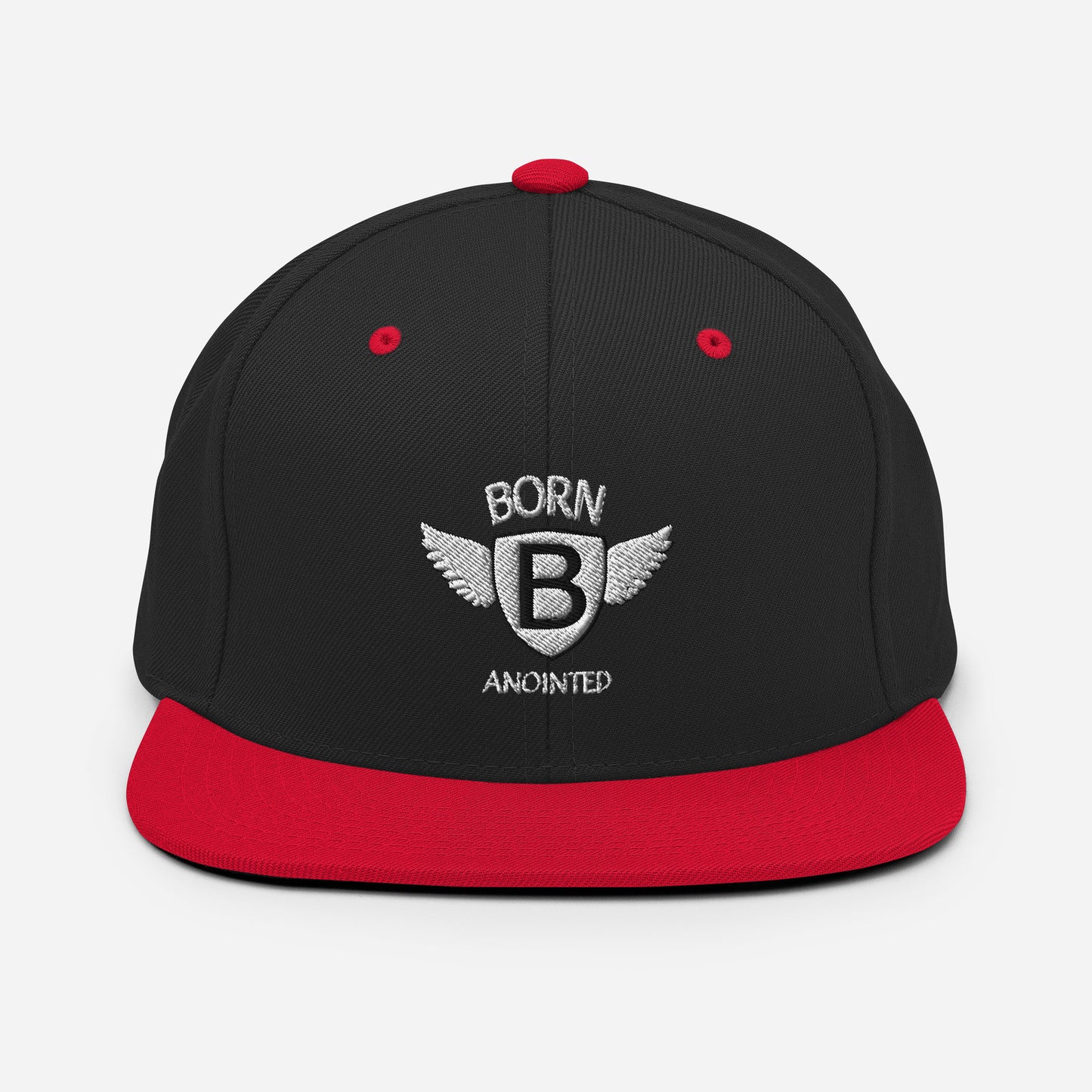 Born Anointed "Fly Angel" Blk/Wht Snapback Hat