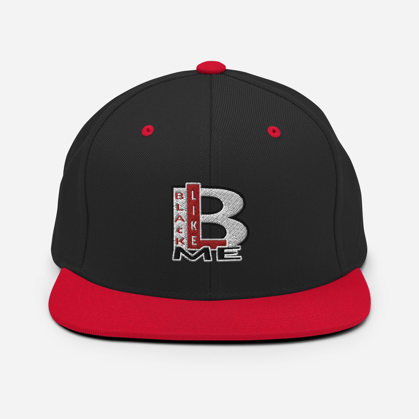 Black Like Me "RedBlkWht" Snapback Hat