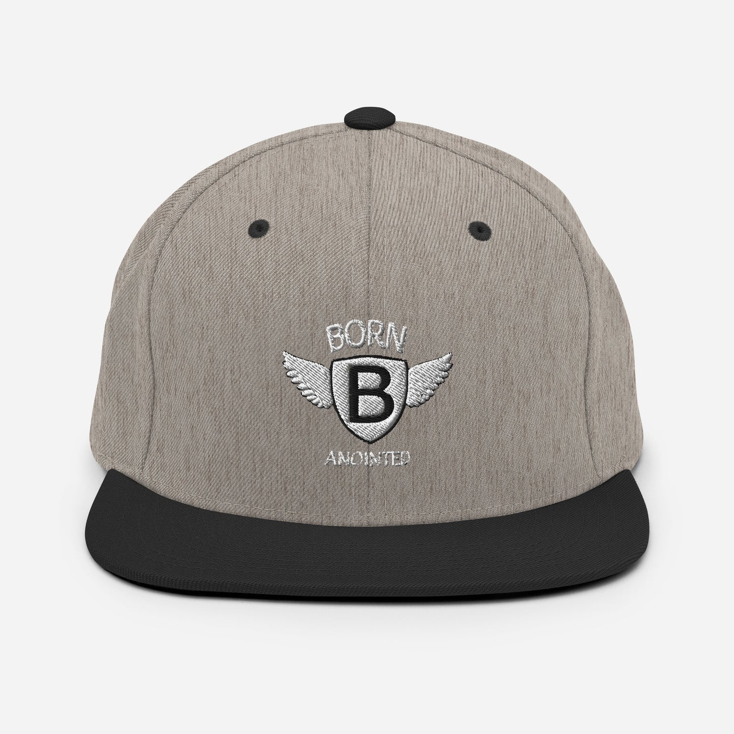 Born Anointed "Fly Angel" Blk/Wht Snapback Hat