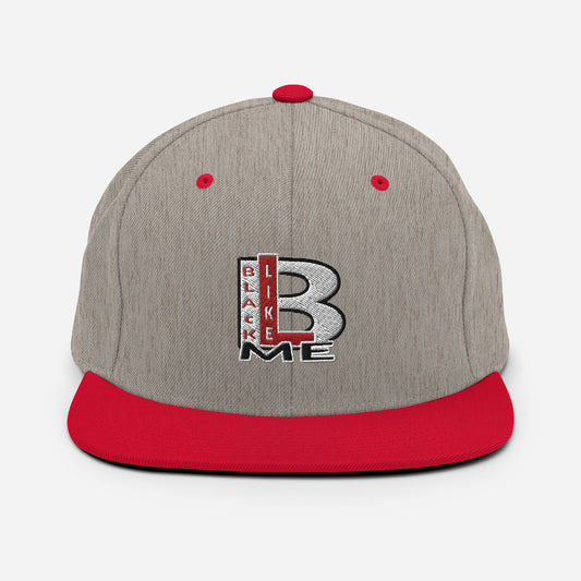 Black Like Me "RedBlkWht" Snapback Hat