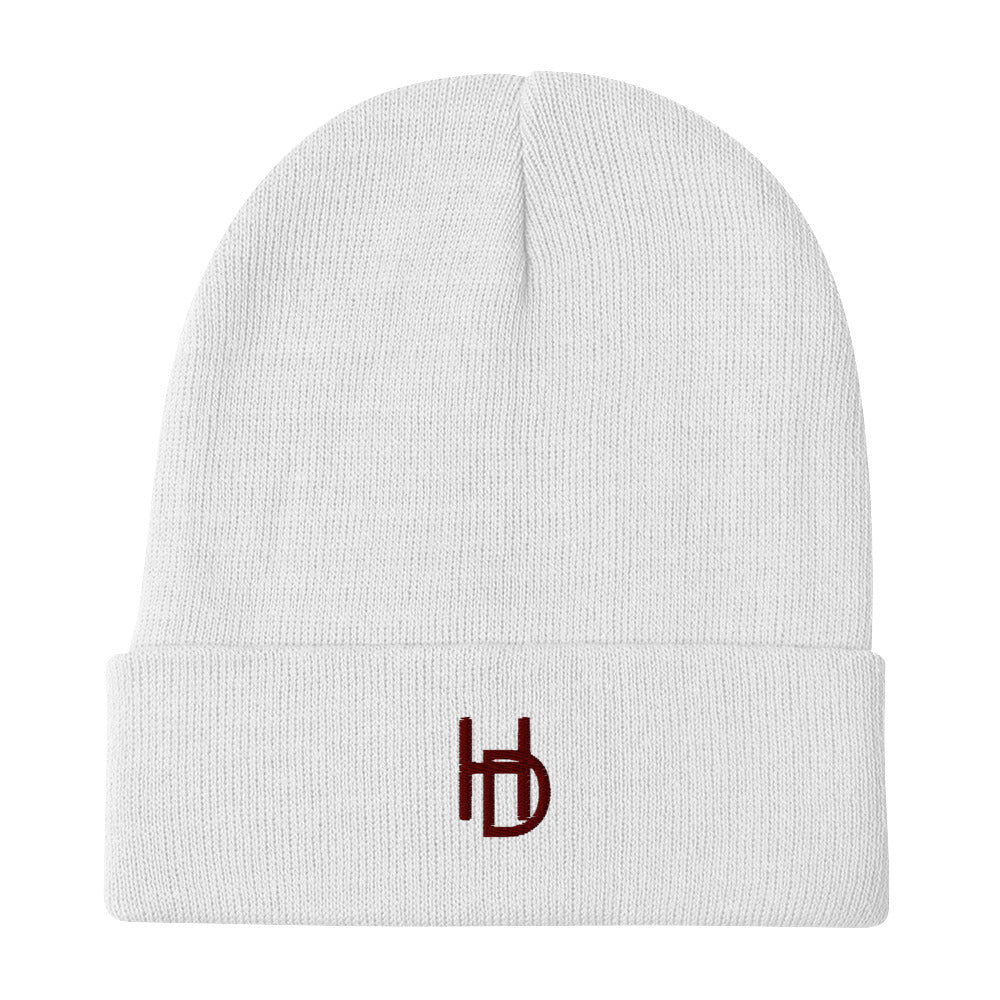 Hope Dealer Baller Status Maroon Embroidered Beanie