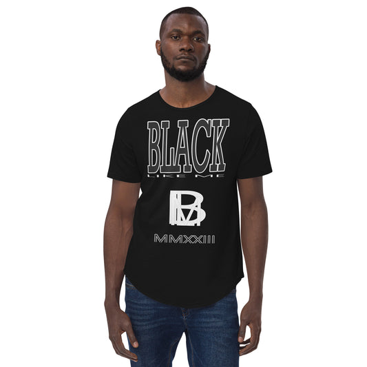 Black Like Me "Elite Club" Status Symbol Men's Curved Hem T-Shirt