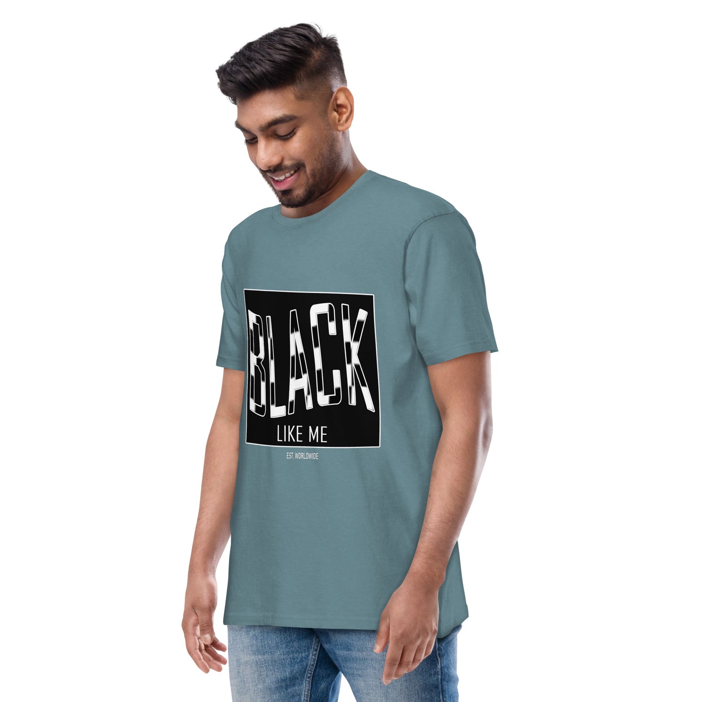 Black Like Me "Blend" Men’s premium heavyweight tee