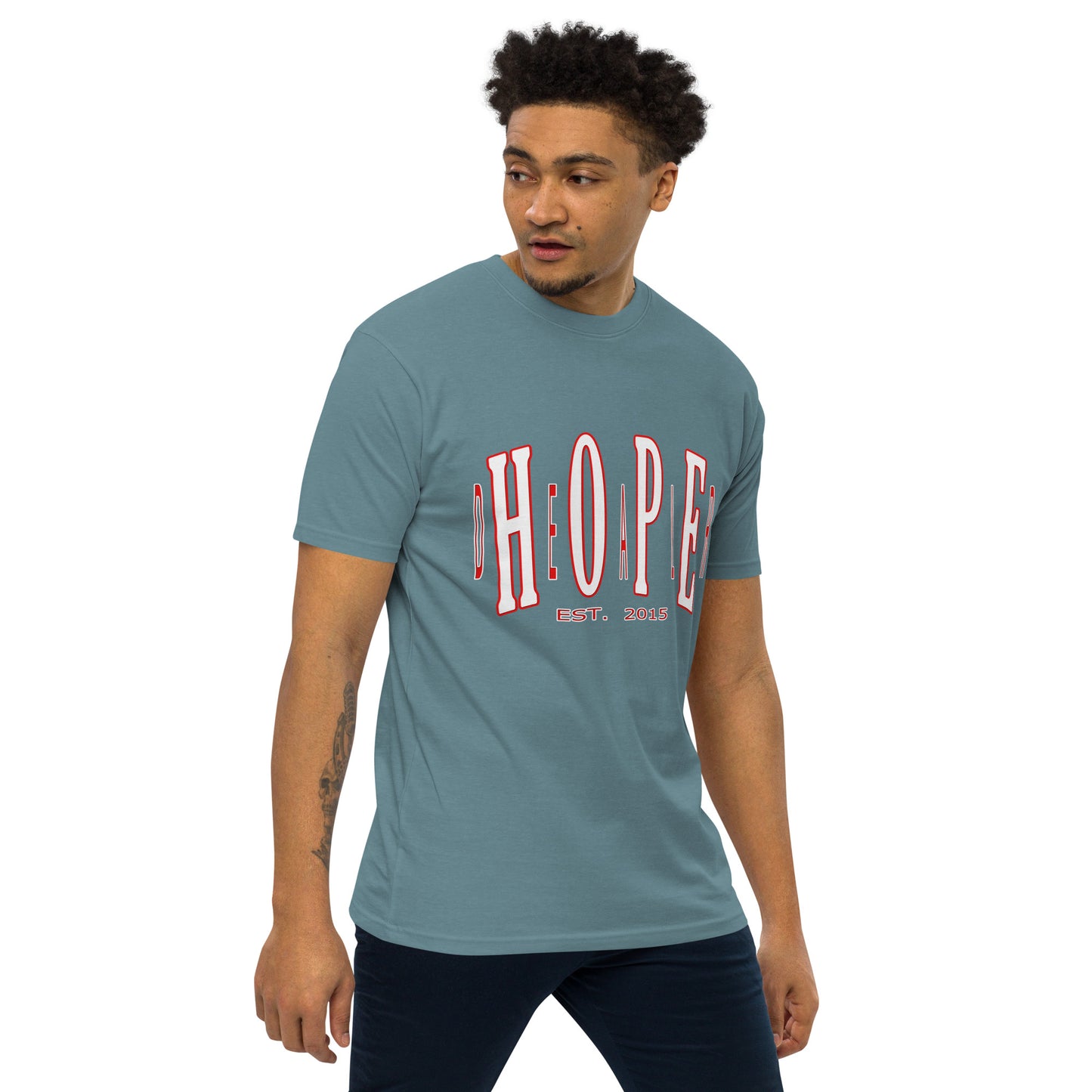 Hope Dealer "Collegiate" Men’s premium heavyweight tee