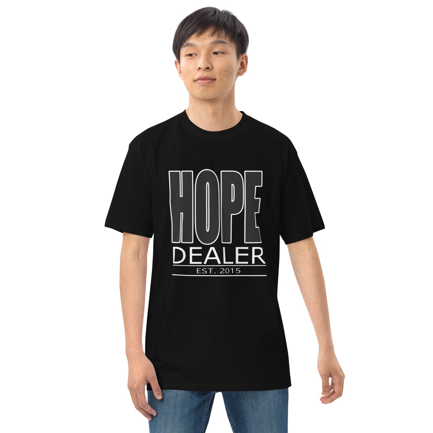 Hope Dealer "Block Boy" Men’s premium heavyweight tee