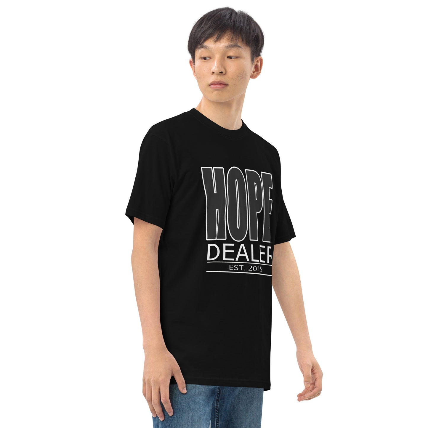 Hope Dealer "Block Boy" Men’s premium heavyweight tee