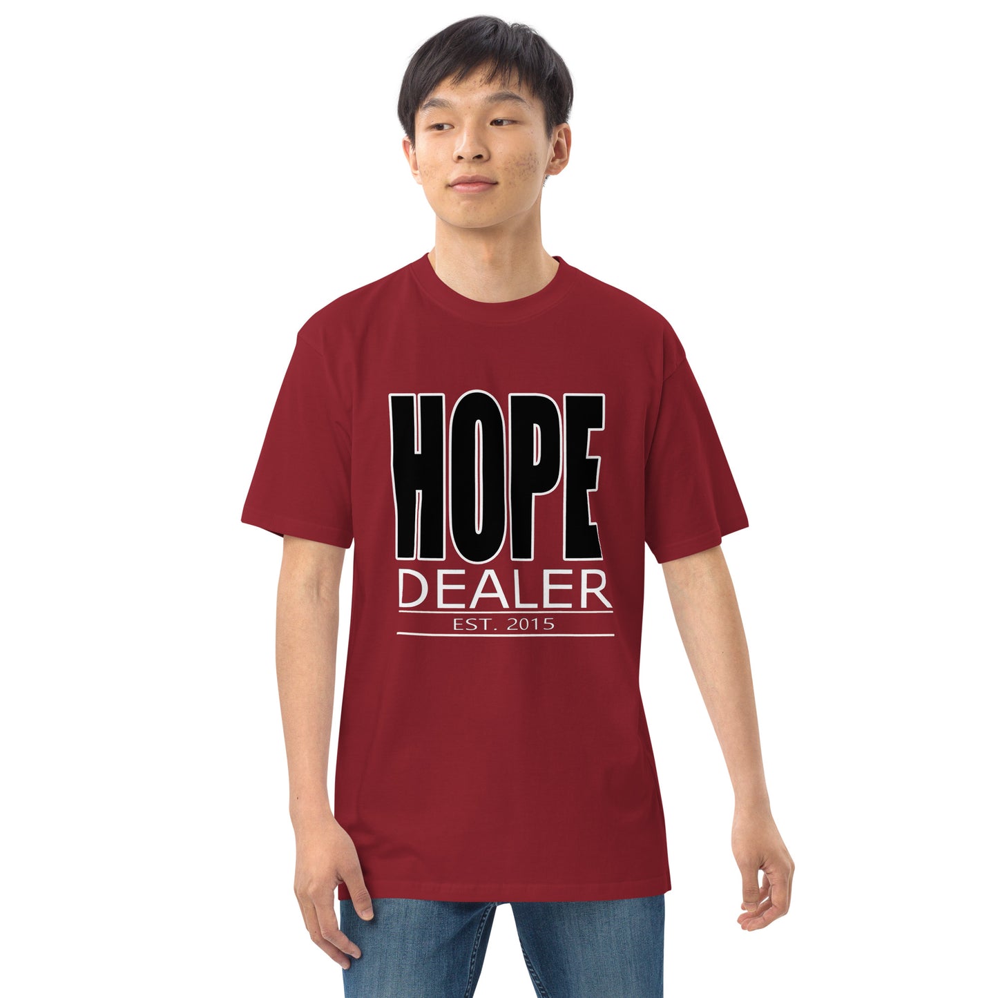 Hope Dealer "Block Boy" Men’s premium heavyweight tee