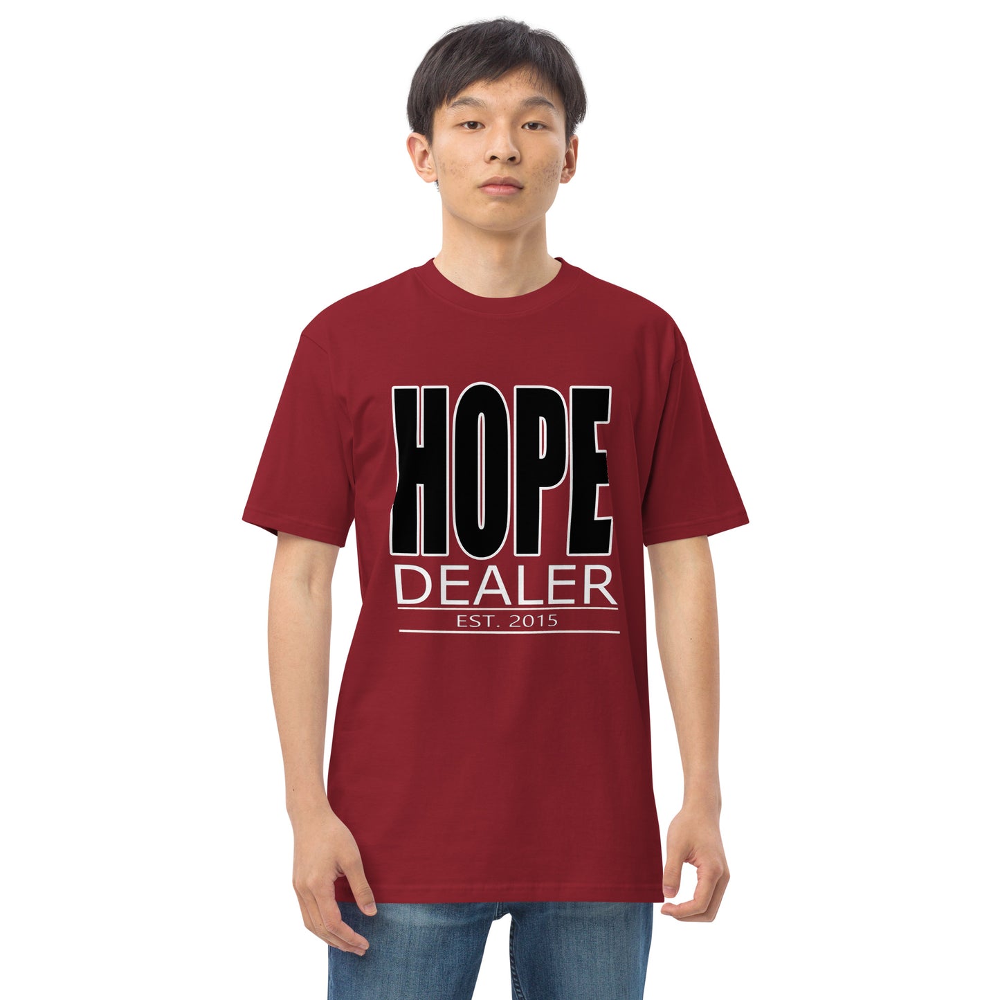 Hope Dealer "Block Boy" Men’s premium heavyweight tee