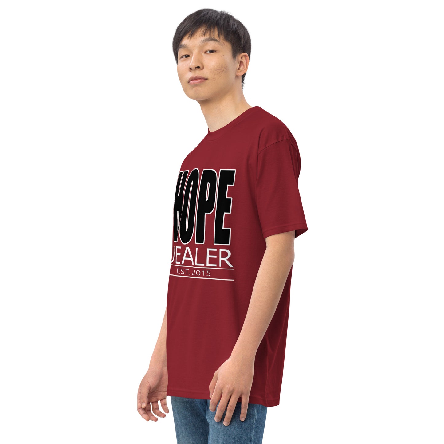 Hope Dealer "Block Boy" Men’s premium heavyweight tee