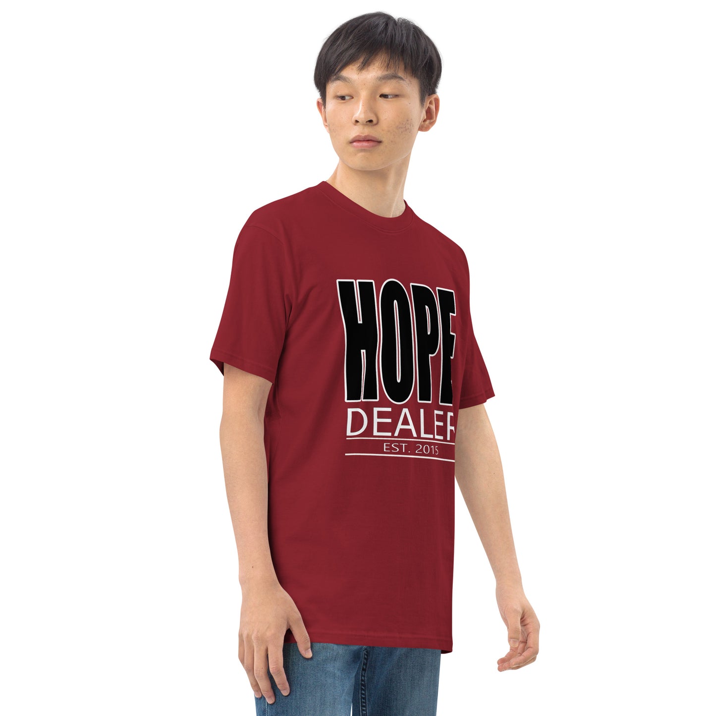 Hope Dealer "Block Boy" Men’s premium heavyweight tee