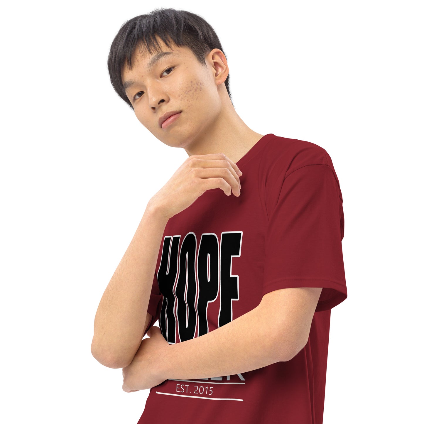 Hope Dealer "Block Boy" Men’s premium heavyweight tee