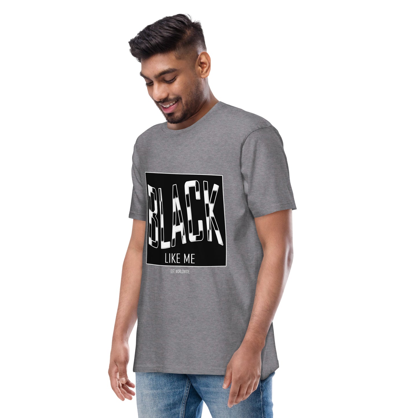 Black Like Me "Blend" Men’s premium heavyweight tee