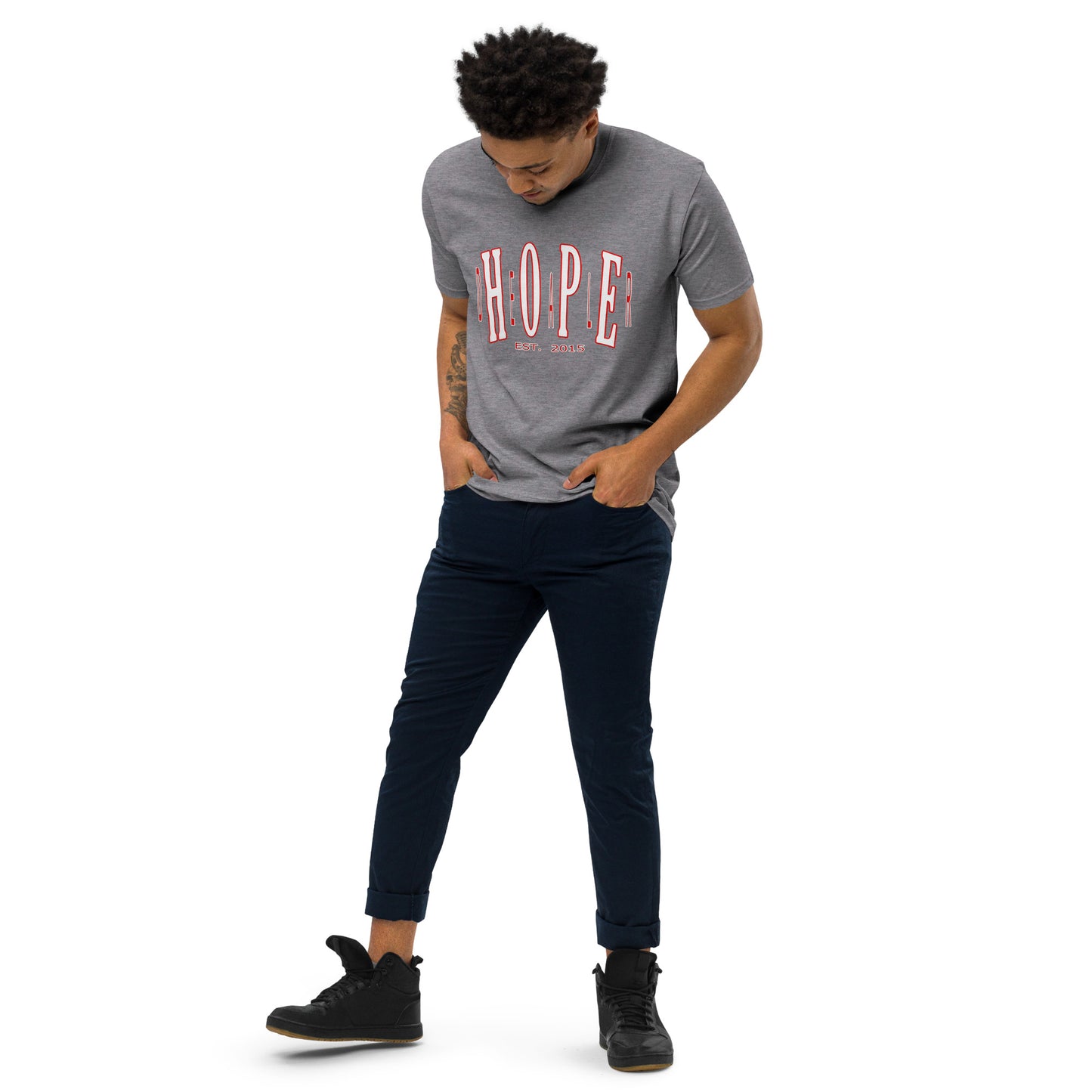 Hope Dealer "Collegiate" Men’s premium heavyweight tee