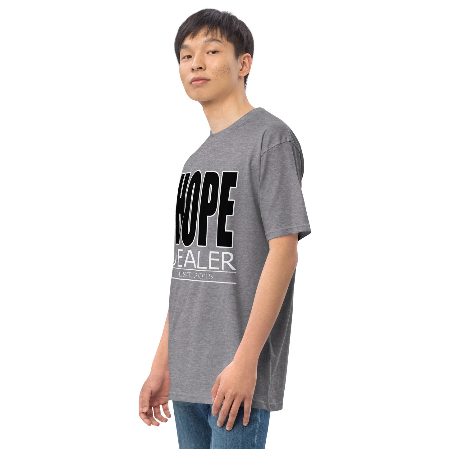 Hope Dealer "Block Boy" Men’s premium heavyweight tee