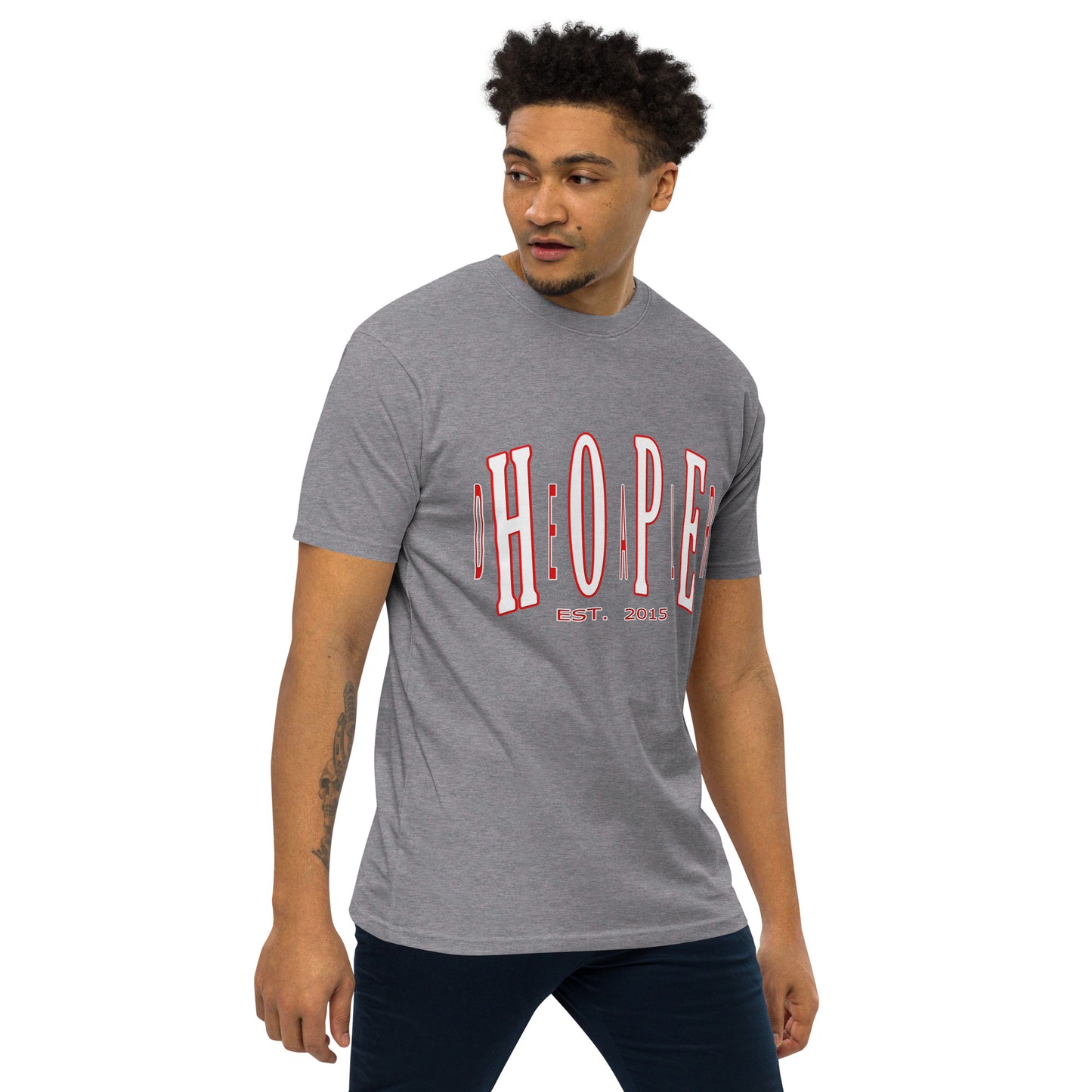 Hope Dealer "Collegiate" Men’s premium heavyweight tee