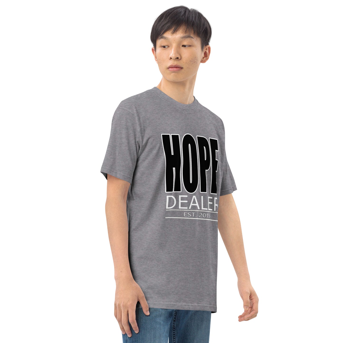 Hope Dealer "Block Boy" Men’s premium heavyweight tee