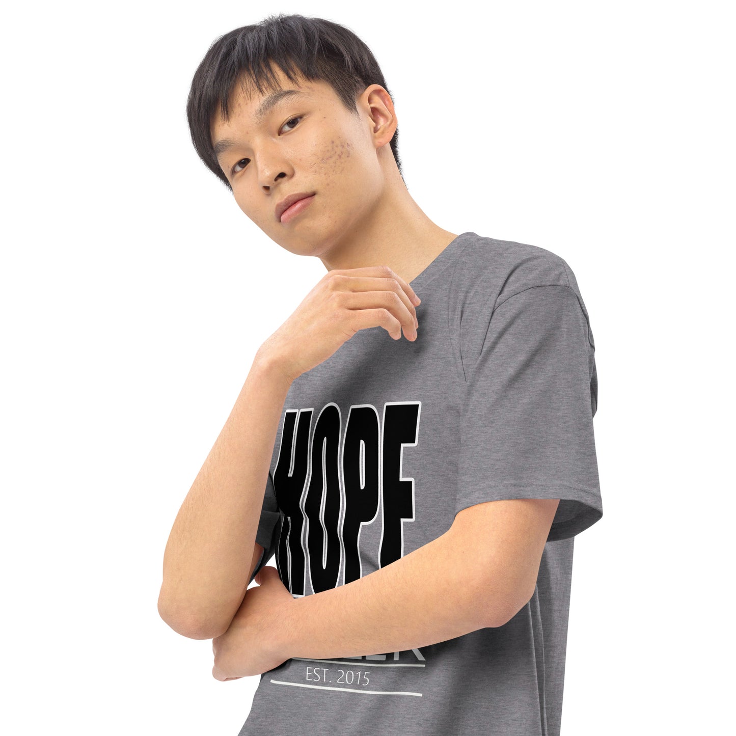 Hope Dealer "Block Boy" Men’s premium heavyweight tee