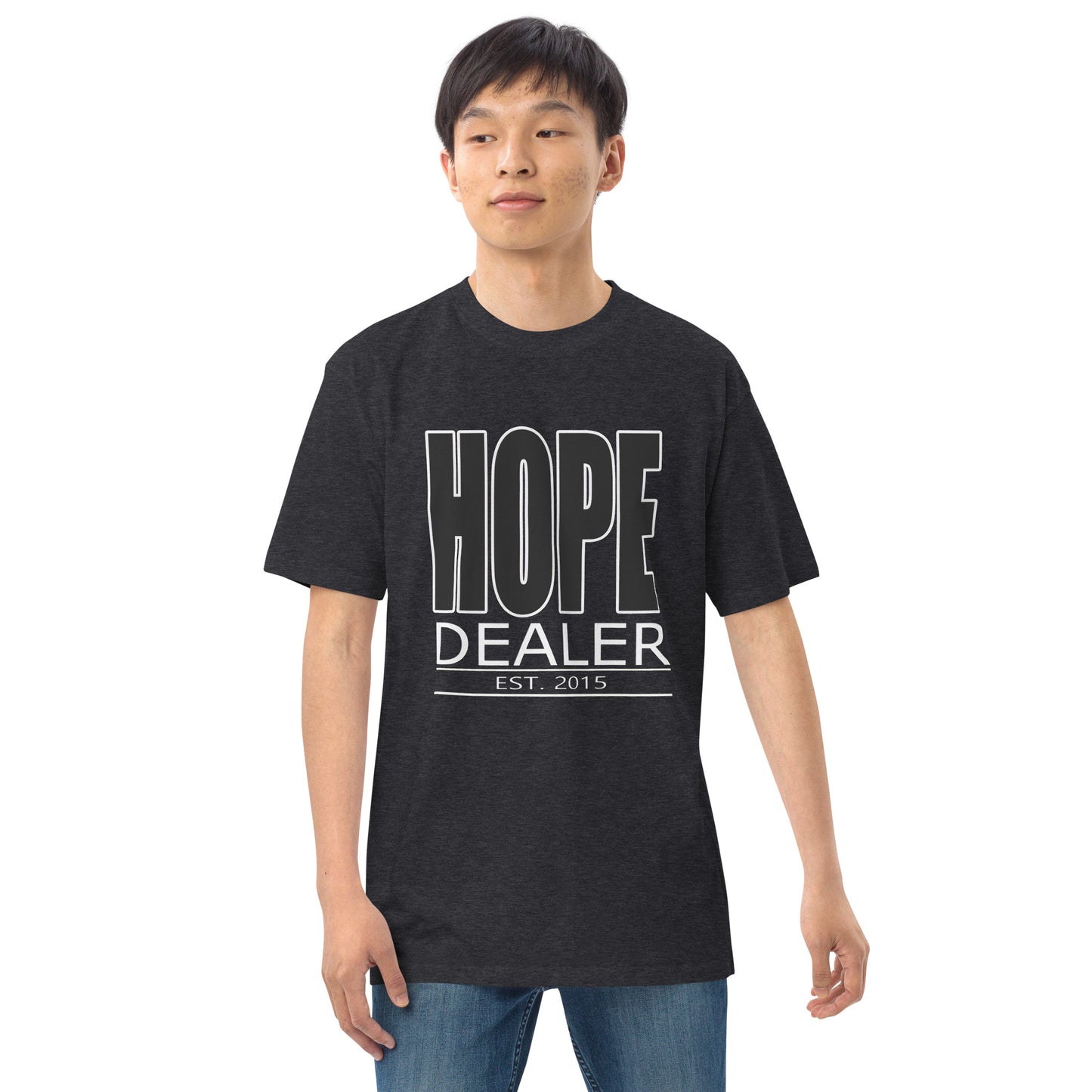 Hope Dealer "Block Boy" Men’s premium heavyweight tee