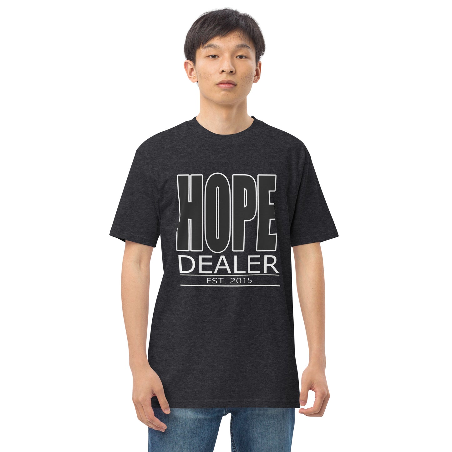 Hope Dealer "Block Boy" Men’s premium heavyweight tee