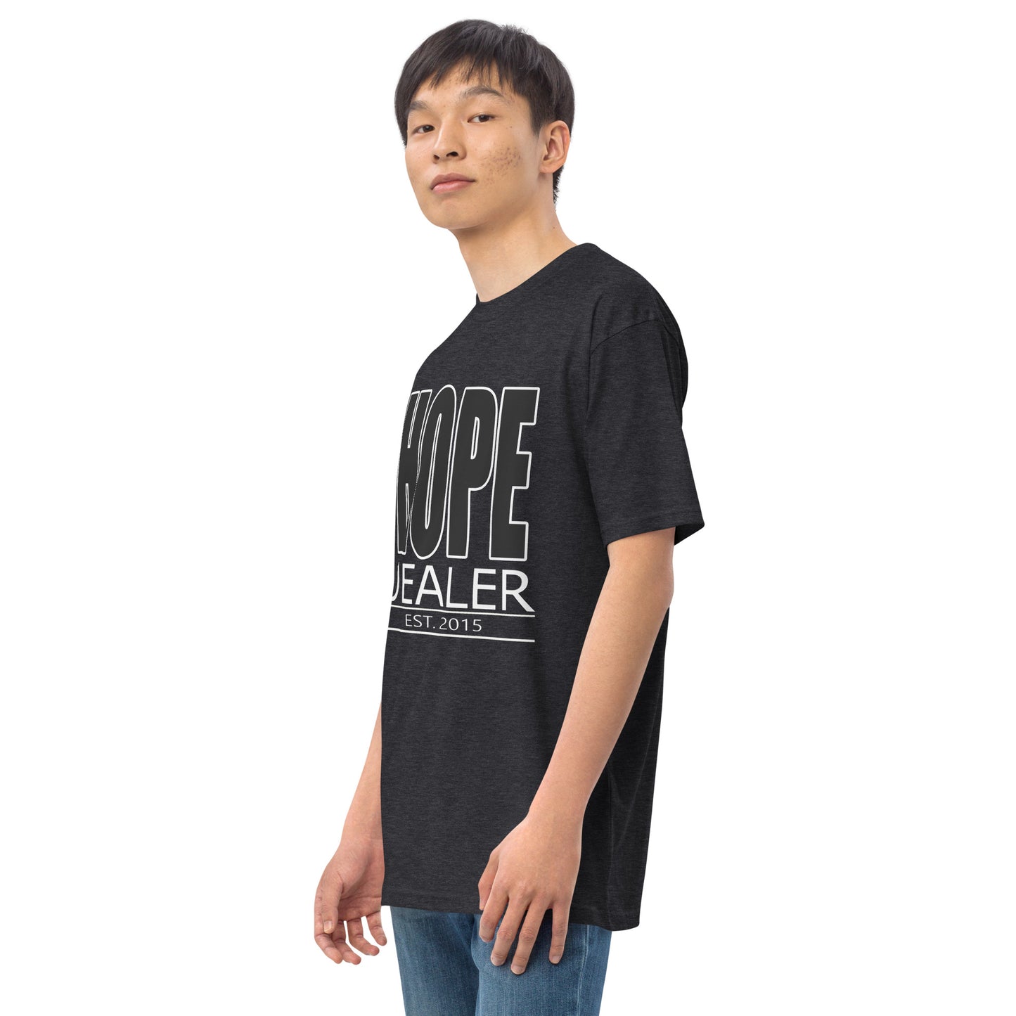 Hope Dealer "Block Boy" Men’s premium heavyweight tee