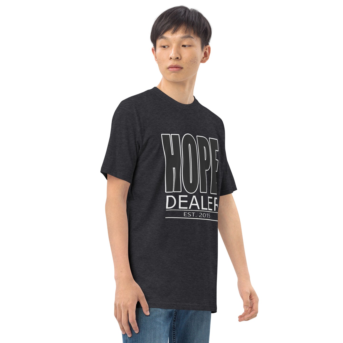 Hope Dealer "Block Boy" Men’s premium heavyweight tee