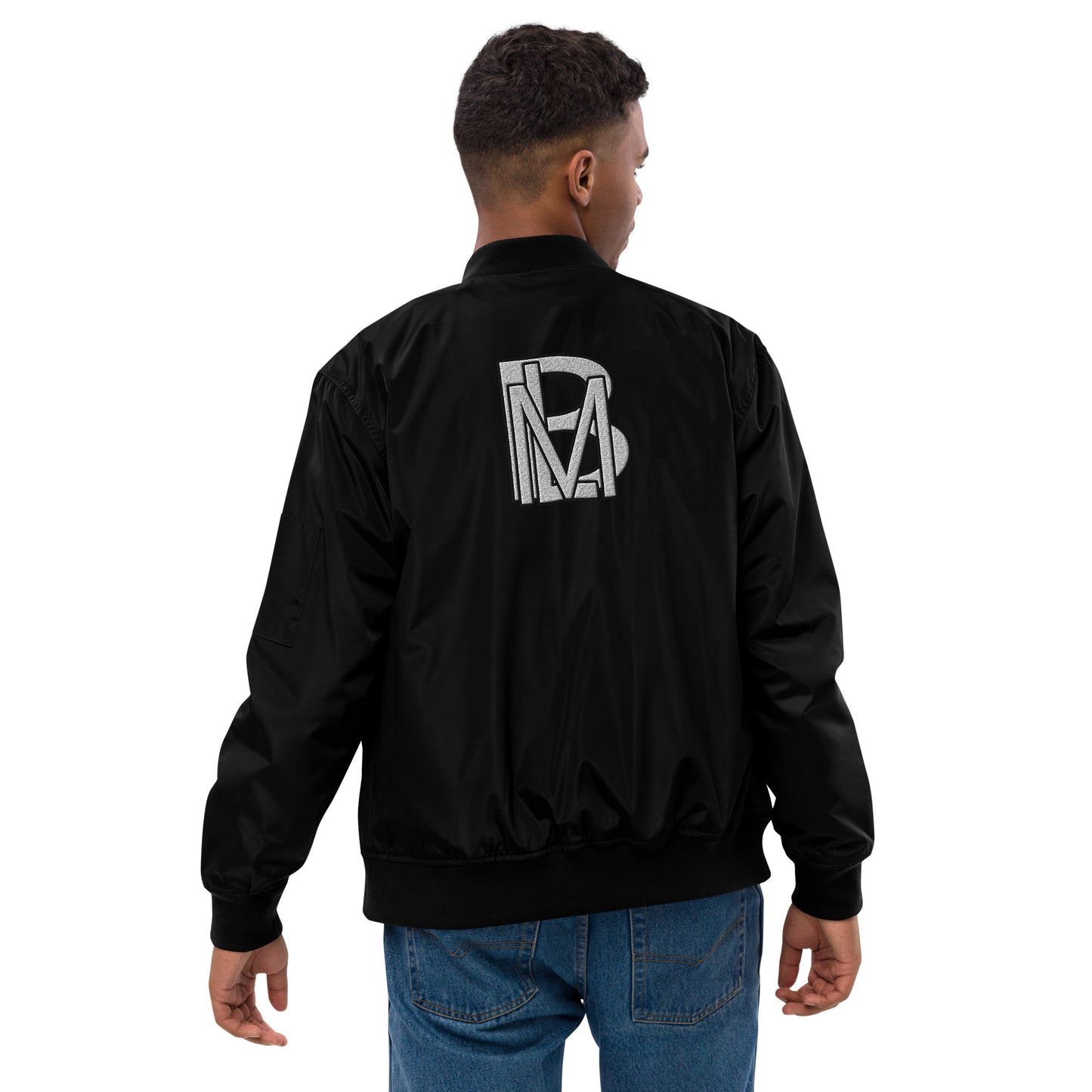 Black Like Me "U.S. Maroon" Premium recycled bomber jacket