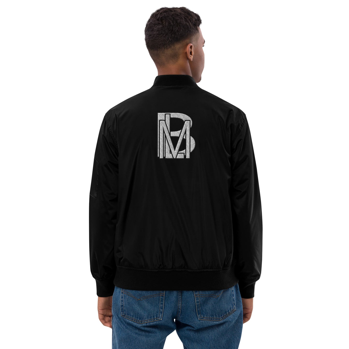 Black Like Me "U.S. Maroon" Premium recycled bomber jacket