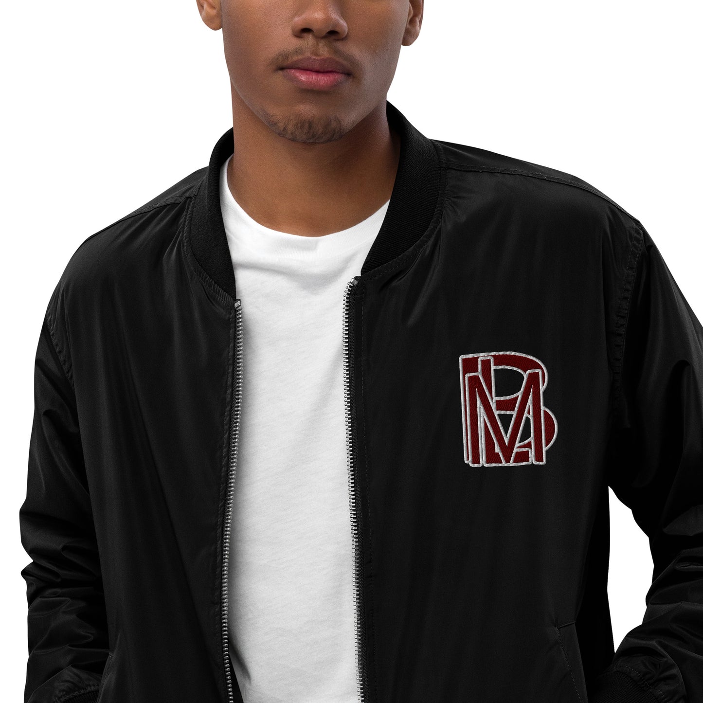 Black Like Me "U.S. Maroon" Premium recycled bomber jacket